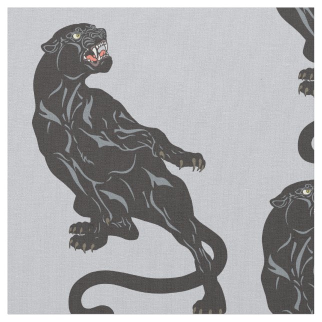 Tela pantera negra (De cerca)