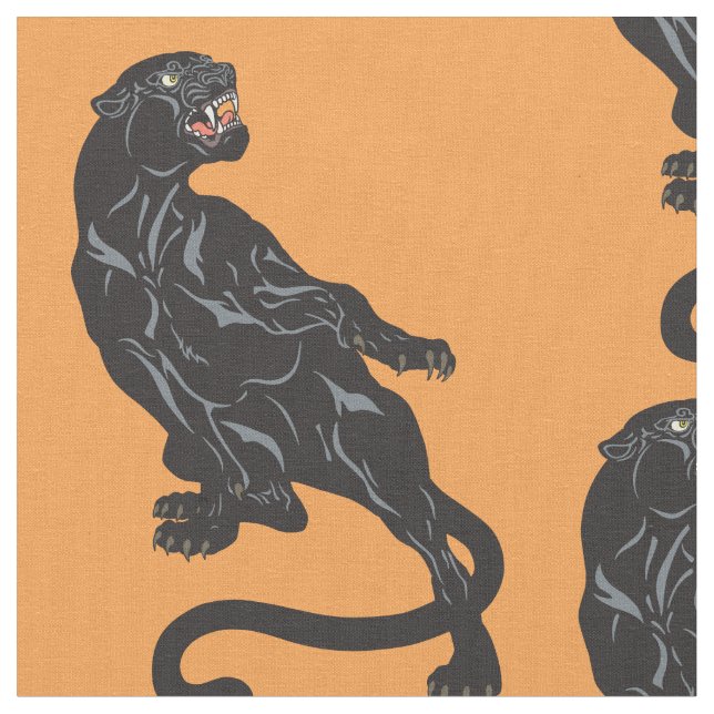 Tela pantera negra (De cerca)