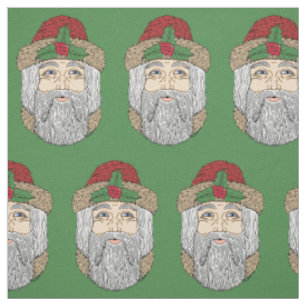 Tela Papá Noel Navidad