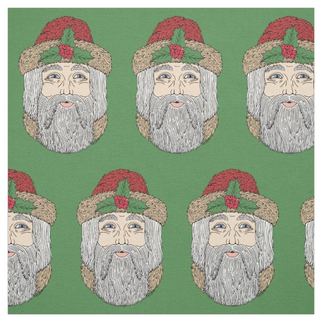 Tela Papá Noel Navidad (Retal)