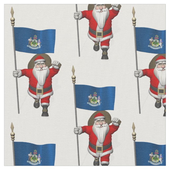 Tela Papá Noel viene a mantener (De cerca)