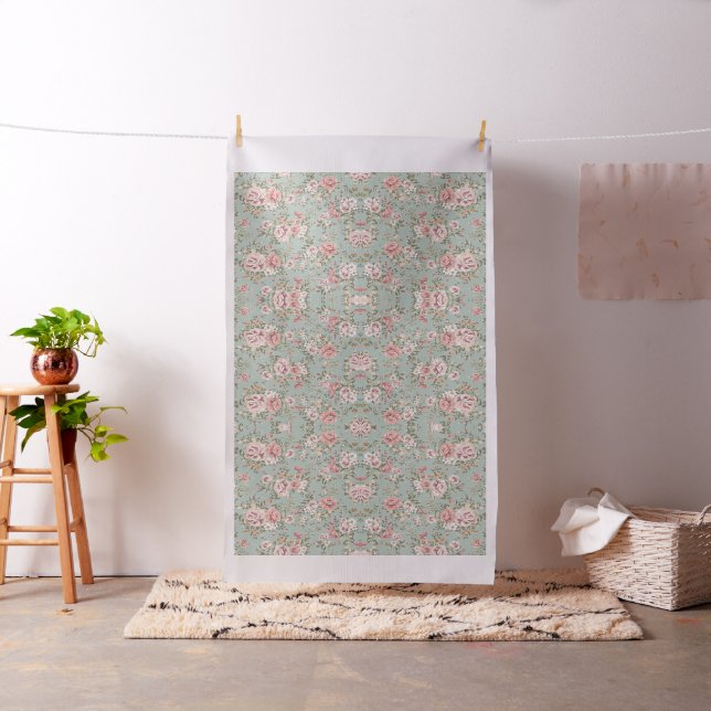 Tela Papel de fondo floral vintage (In Situ)