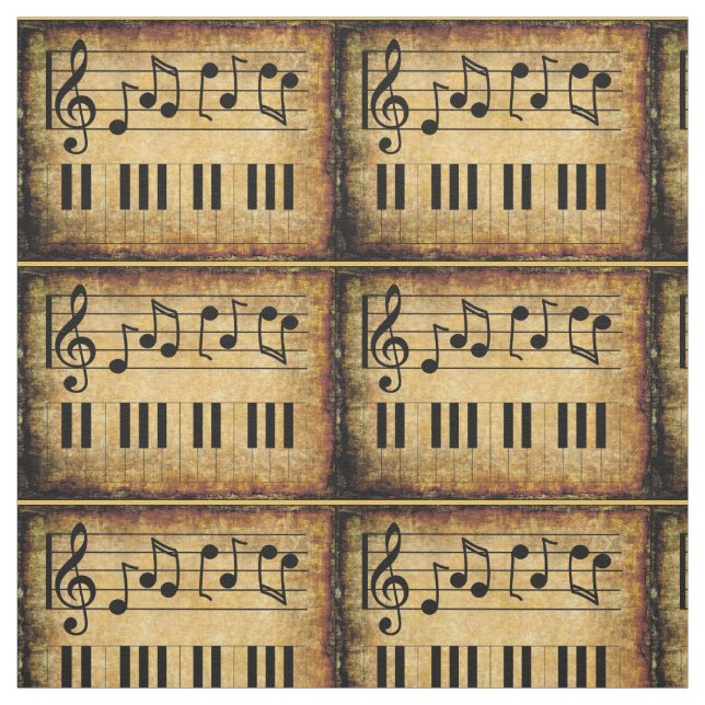 Tela Papel de notas del teclado (Retal)