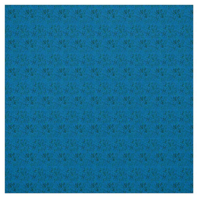 Tela Papel de regalo azul con un patrón geométrico (Retal)