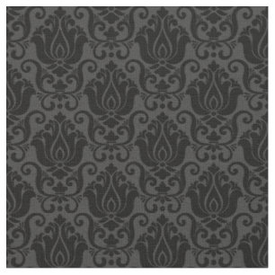 Tela papel pintado negro antiguo damasco victoriano orn
