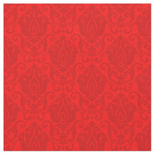 Tela papel pintado victoriano damasco rojo antiguo orna