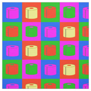 Tela Papel retro de tocador psicodélico pop vibrante