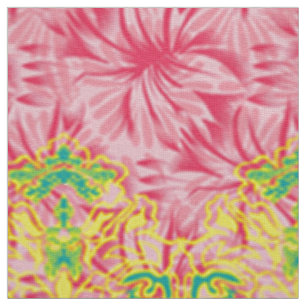 Tela Papel tapiz de mármol rosa. Cuadrícula floral Text