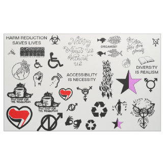 Tela Parches de Punk Misc