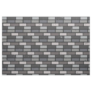 Tela Pared de ladrillo gris