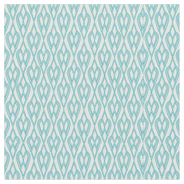 Tela Paredes de flores Art Deco (De cerca)