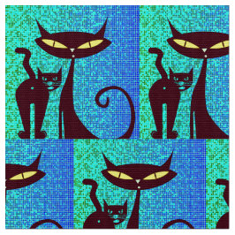Tela Pareja divertida de gatos humorísticos