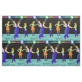 Tela Pares del baile del oscilación con los proyectores