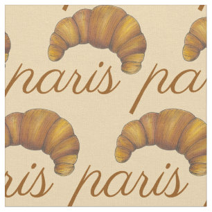 Tela París Francia Croissant Pastry Bakery Food