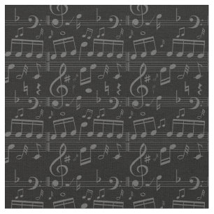 Tela partitura musical de notas de música negra