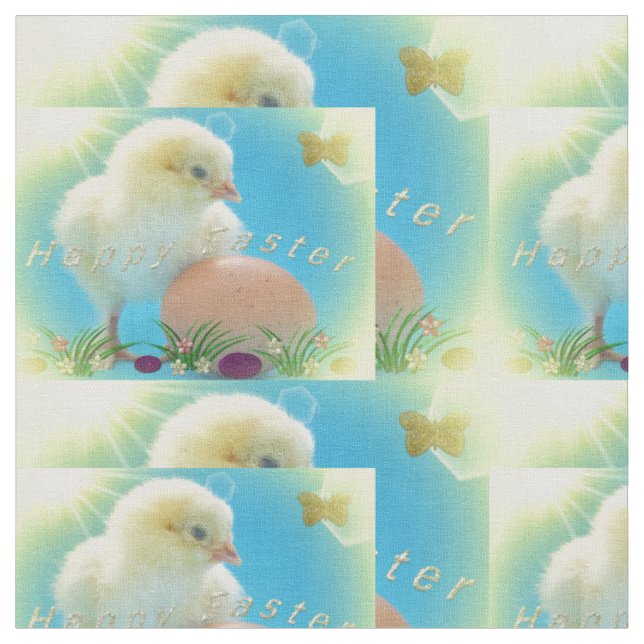 Tela Pascua feliz (De cerca)