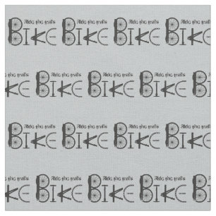 Tela Paseo por los senderos cita la palabra de biciclet