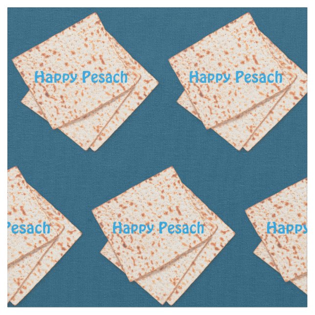 Tela Passover Matzo Fabric (De cerca)