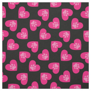 Tela Pasta de gato de perro Mascota corazón corto