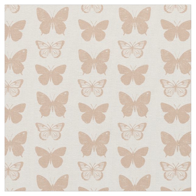 Tela Pastel butterfly pattern (De cerca)