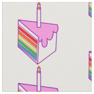 Tela pastel de arcoiris de cumpleaños feliz