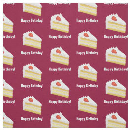 Tela Pastel de pastel y cumpleaños feliz o cualquier te