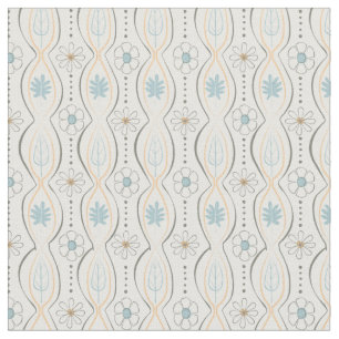 Tela Pastel Floral Moderno del Siglo Medio