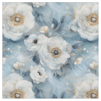 Tela Pastel Peonies Fabric