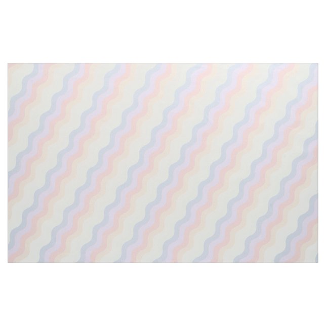 Tela Pastel Rainbow Wabes Fabric ("Cuarto gordo" (fat quarter))