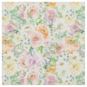 Tela Pastel Romantic Garden