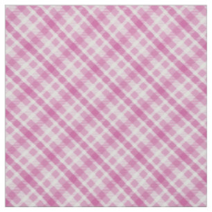 Tela Pastel Rosa Girly Planteado Tartán Check