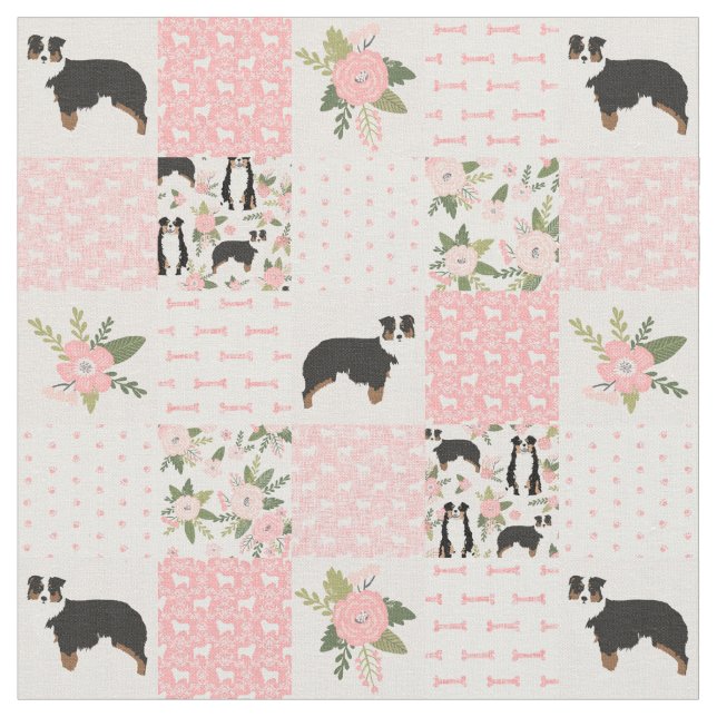 Tela Pastor australiano trenzado de búfalo (De cerca)