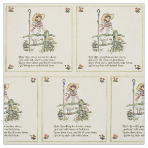 Tela Pastorcita Bo-Peep: Clásico de Kate Greenaway para