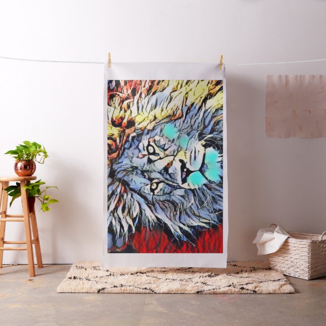 Tela patada de color - rey del león (In Situ)