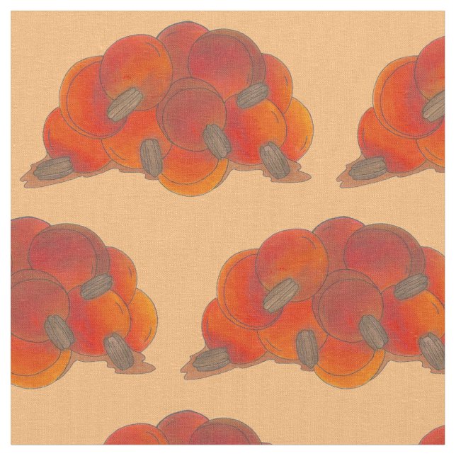 Tela Patatas dulces con jamón candelado y comida de alm (De cerca)