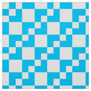 Tela Patchwork Domino: azul cielo y blanco