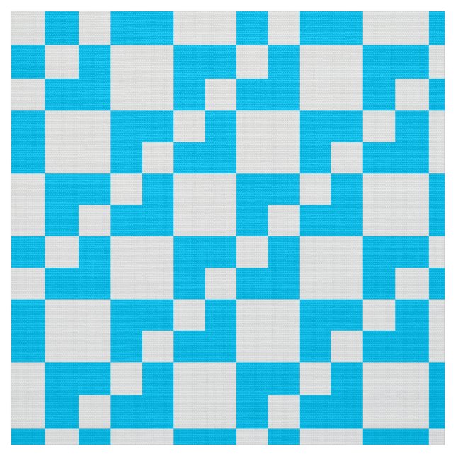 Tela Patchwork Domino: azul cielo y blanco (Retal)