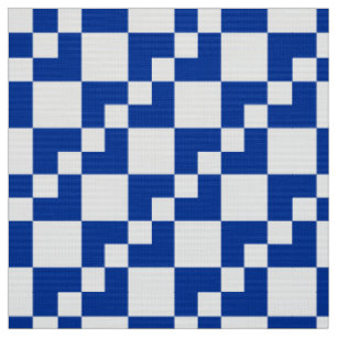 Tela Patchwork Domino: azul y blanco de la marina
