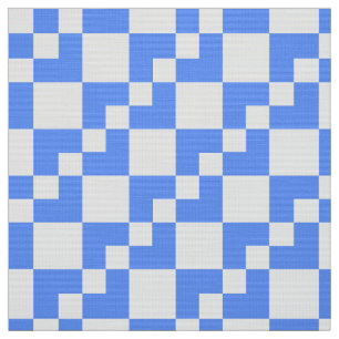 Tela Patchwork Domino: azul y blanco para bebés