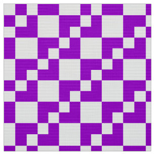 Tela Patchwork Domino: morado y blanco