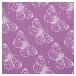 Tela Patina morada: Mariposas