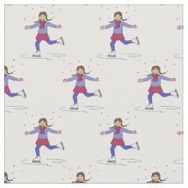 Tela patinador artístico Chica de patinaje sobre hielo