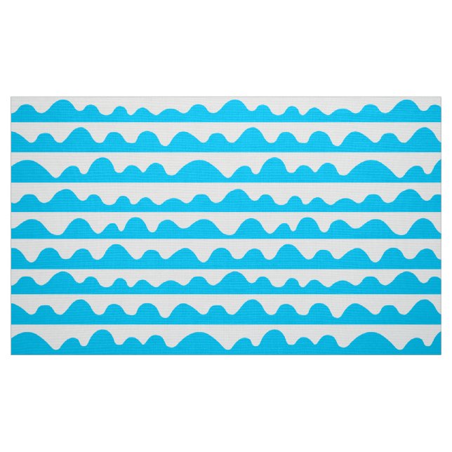 Tela Patrón 020815 - azul cielo y blanco ("Cuarto gordo" (fat quarter))