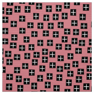 Tela Patrón 270715 - Blanco y negro en rosa e3868f