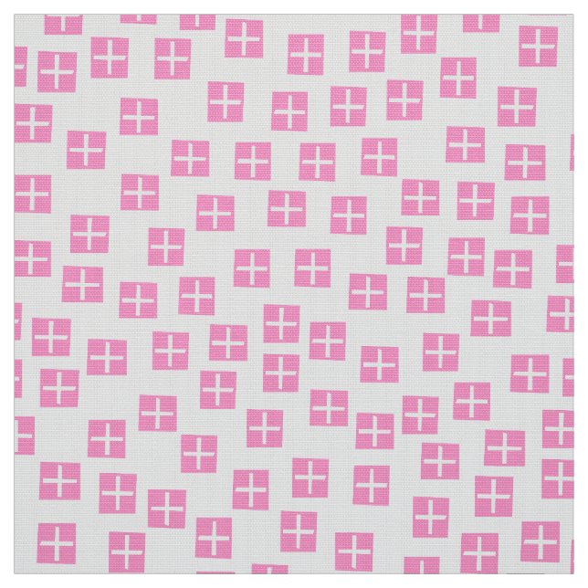 Tela Patrón 270715 - rosa y blanco (Retal)