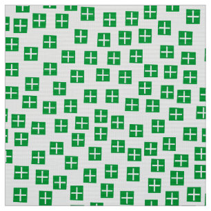 Tela Patrón 270715 - Verde y blanco de hierba