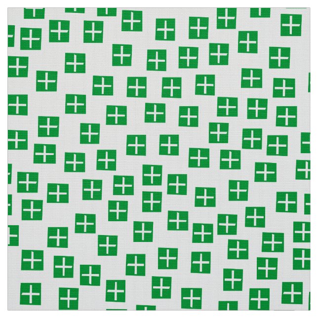 Tela Patrón 270715 - Verde y blanco de hierba (Retal)