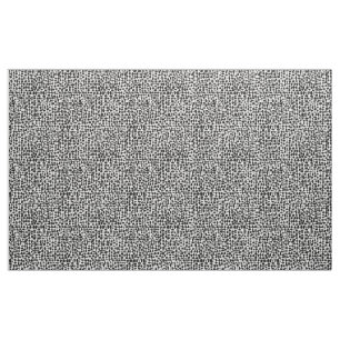 Tela Patrón abstracto 190621 Negro sobre blanco