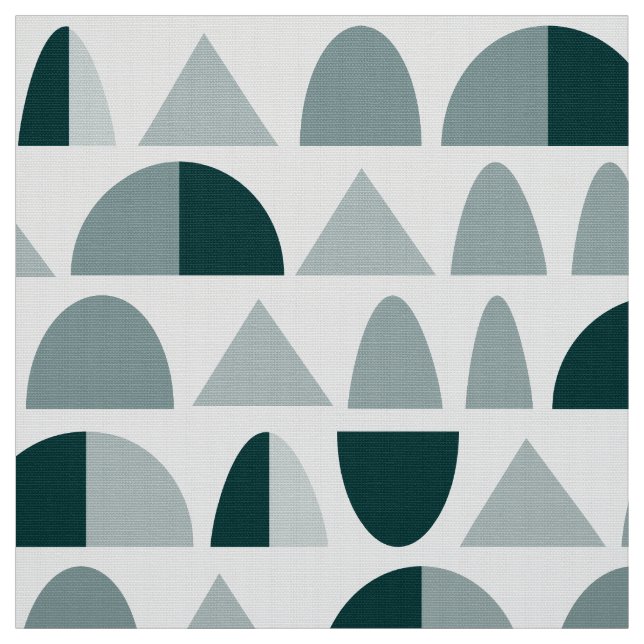 Tela Patrón abstracto 290721 - Verde monocromático (Retal)