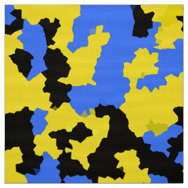 Tela Patrón abstracto amarillo azul negro
